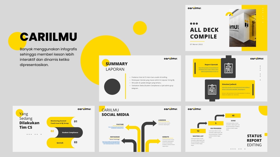 Presentasi - Pembuatan Design Presentasi Professional Menggunakan Powerpoint (24 Jam Jadi dan Unlimited Revisi) - 1