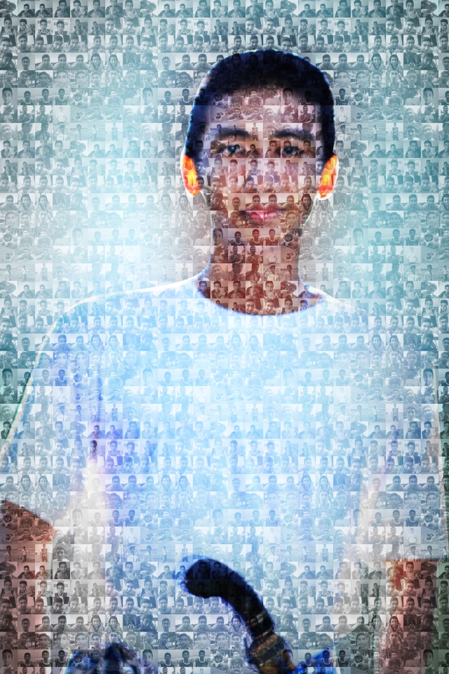 Gambar dan Ilustrasi - Gambar Mosaic Foto Potrait - 10