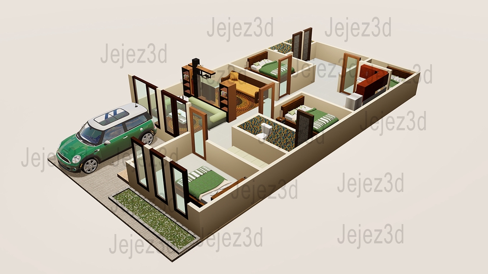 3D & Perspektif - Jasa gambar desain interior dan exterior - 7