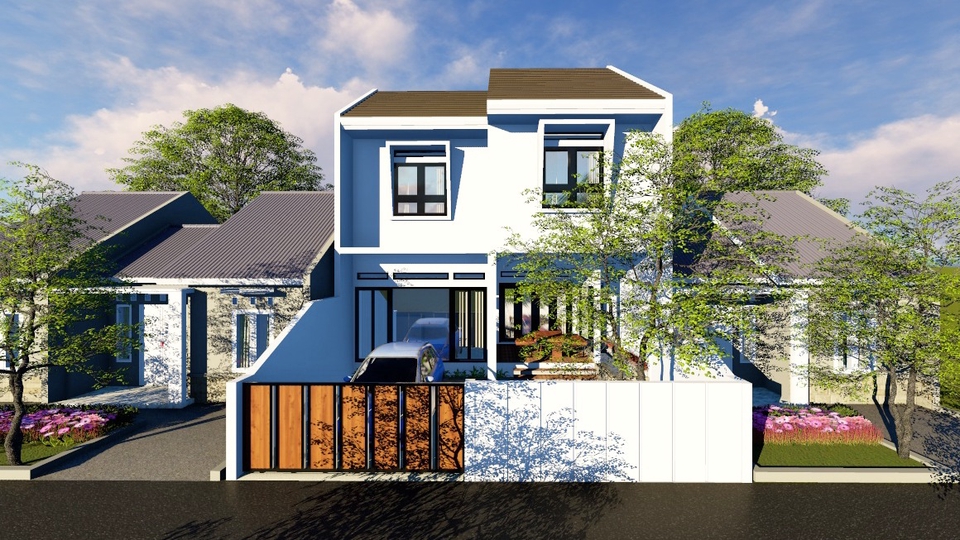 3D & Perspektif - Jasa Desain Rumah dan 3D Rendering - 1