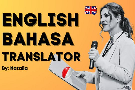 Jasa Penerjemah dan Translate Dokumen - Translate English-Indo & Indo-English (Fast Track)