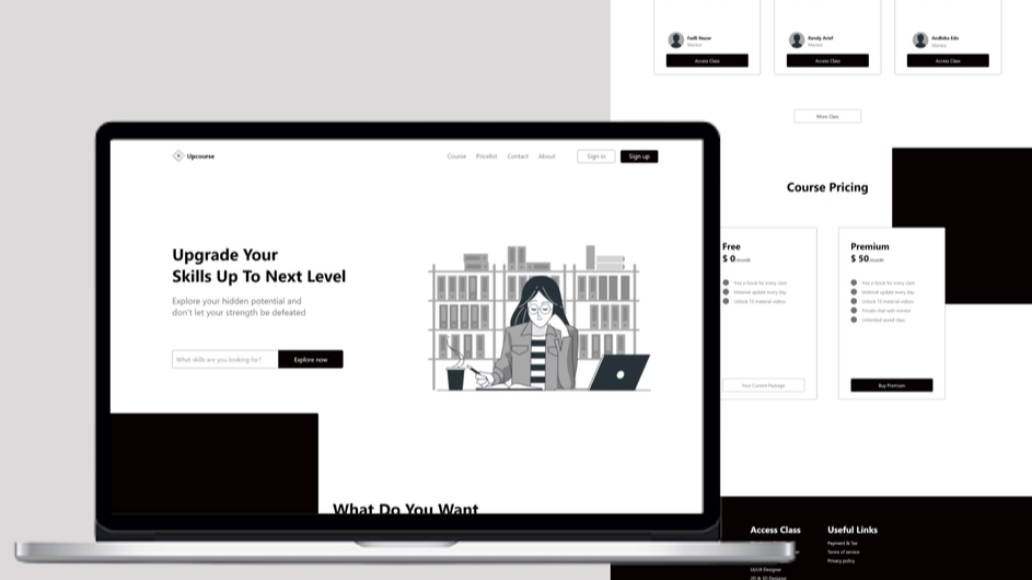UI & UX Design - UI/UX DESIGNER WEB (LANDING PAGE) - 1