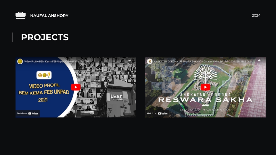 Jasa edit video youtube, pembuatan video profil, bem kema feb unpad, contoh video editing, jasa editing video profesional.