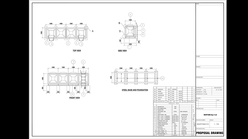 CAD Drawing - Gambar Arsitektural dan Mekanikal - 4