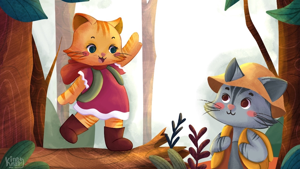 Jasa Mockup Produk dan Kemasan Produk Online - Ilustrasi buku anak dengan full colour dan full background