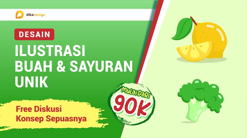 Gambar dan Ilustrasi - Ilustrasi Buah, Makanan/ Minuman Unik - 1