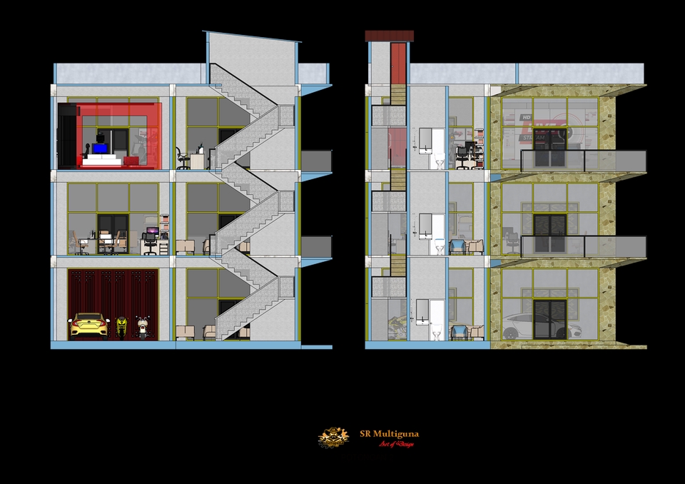 Jasa drafter arsitek dan interior murah AutoCAD. Desain bangunan 3D. Drafter freelance berpengalaman.