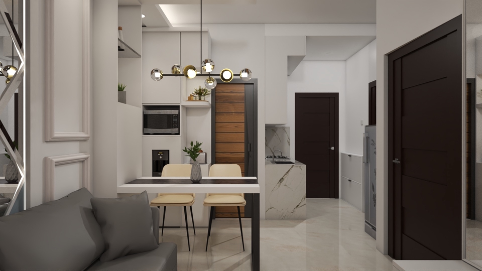 JASA INTERIOR DESIGN, FURNITURE PROSES CEPAT