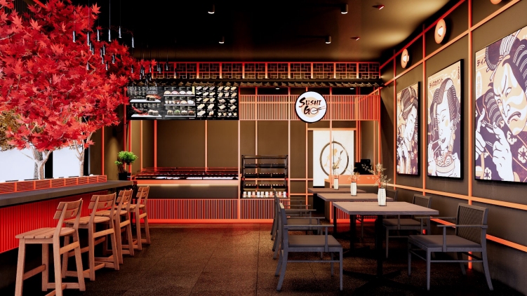 ออกแบบตกแต่งภายในและภายนอก - รับออกแบบ ร้านอาหาร/ร้านค้า Cafe บูธสินค้า ออกแบบ3D พร้อมให้คำปรึกษา - 7