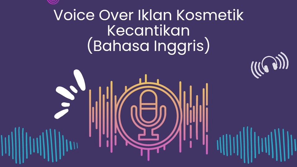 Sulih suara (dubbing, looping) - Voice Over Talent - 5