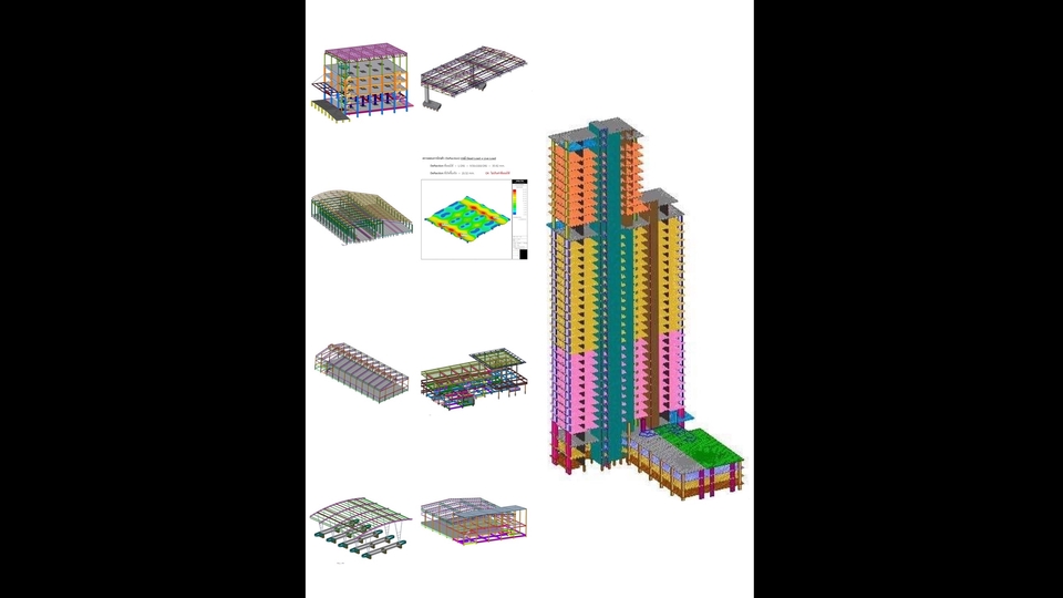 เขียนแบบวิศวกรรมและออกแบบโครงสร้าง - รับบริการให้คำปรึกษา ออกแบบ งานทางด้านวิศวกรรมโครงสร้าง และงานระบบ - 1