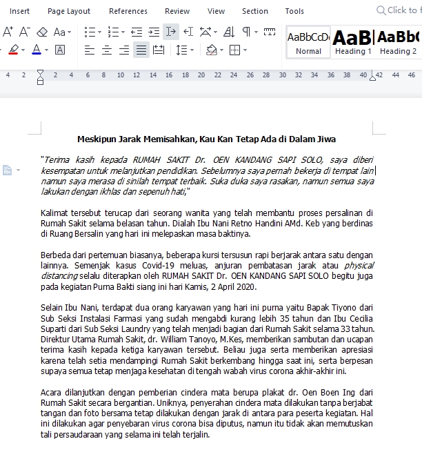 Pengetikan Umum - Pengetikan Ulang PDF, JPG Ke DOC, Cepat, Rapi, Akurat dan Detail (Bahasa Indonesia, English, Jawa) - 2