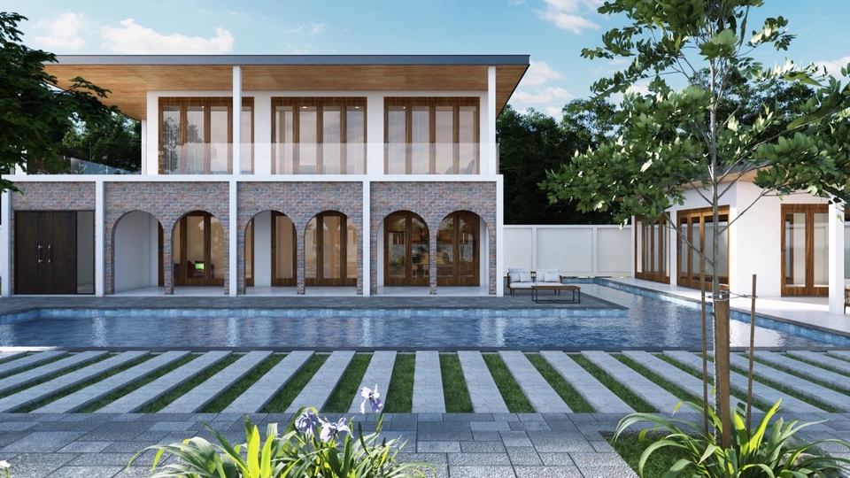 เขียนแบบวิศวกรรมและออกแบบโครงสร้าง - งานเขียนแบบพร้อมขออนุญาต และขึ้นแบบ 3D - 1