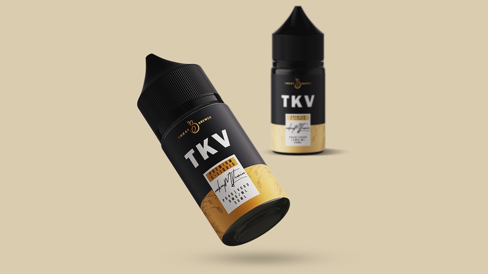 Label & Kemasan - Desain Label & Packaging Produk E-liquid Vape - 14