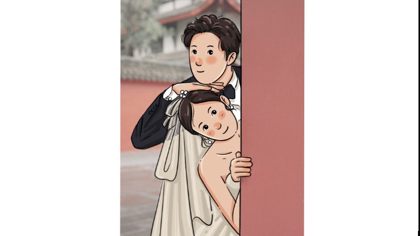 วาดภาพเหมือน Portrait - รับวาดรูปคน สตว์เป็นสไตล์มินิมอล - 1