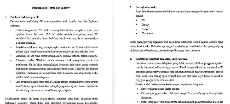 Pengetikan Umum - Menerima Jasa Pengetikan dan Editing Bahasa Indonesia - 3