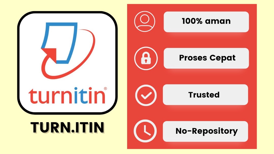 Jasa Cek Turnitin Online Termurah - Jasa Cek Turnitin No Repository (harga tetap 10.000)