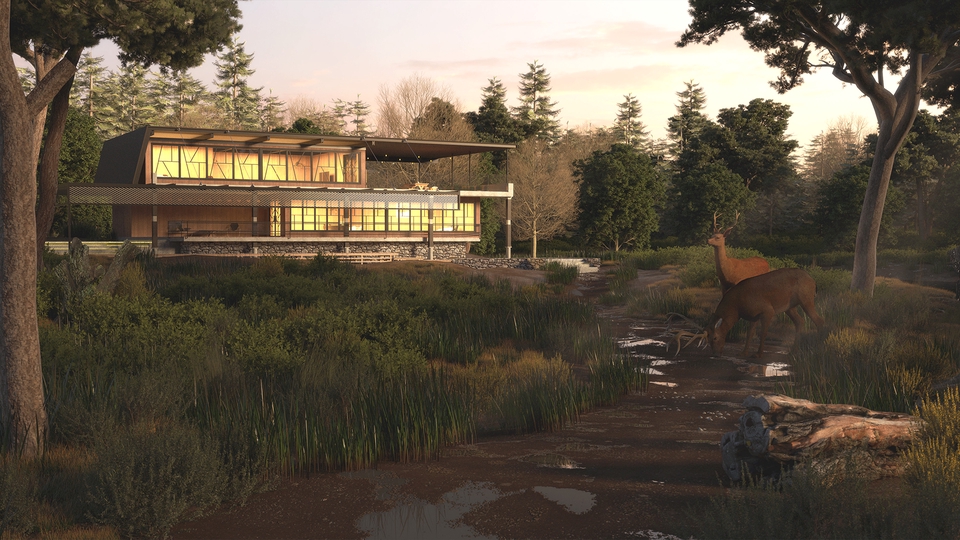 3D & Perspektif - 3D Exterior Rendering dengan V-Ray for Sketchup - 3