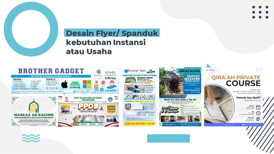 Jasa Desain Spanduk Kreatif untuk Promosi Bisnis - Desain Flyer atau Spanduk dengan Gaya Modern