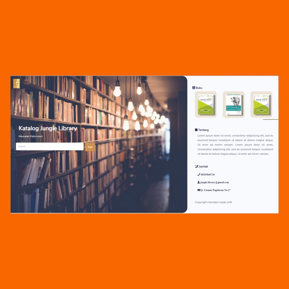 Jasa pembuatan website profesional untuk toko online dengan desain modern dan user friendly.