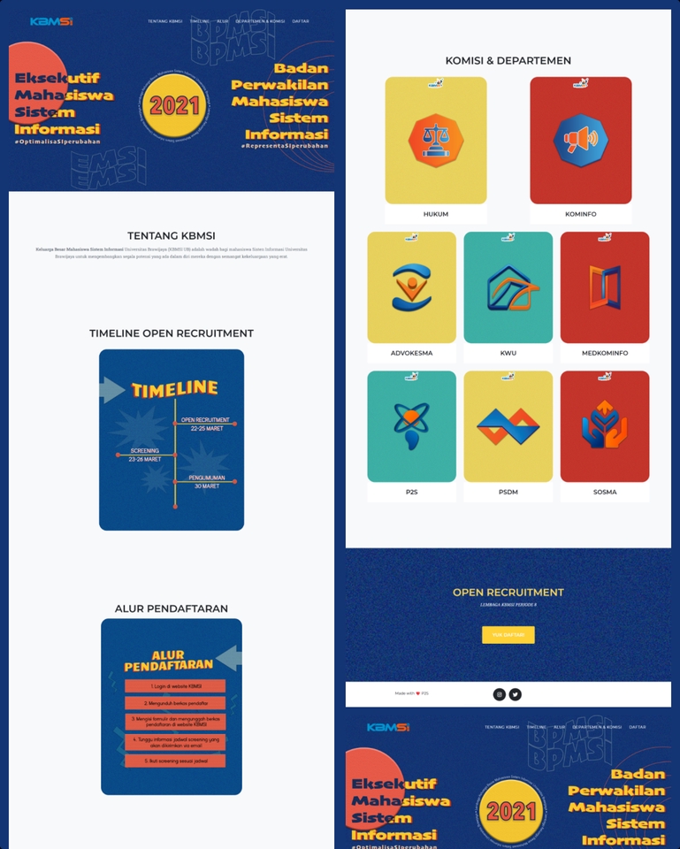 Desain UI UX Website untuk Aplikasi Sistem Informasi Mahasiswa