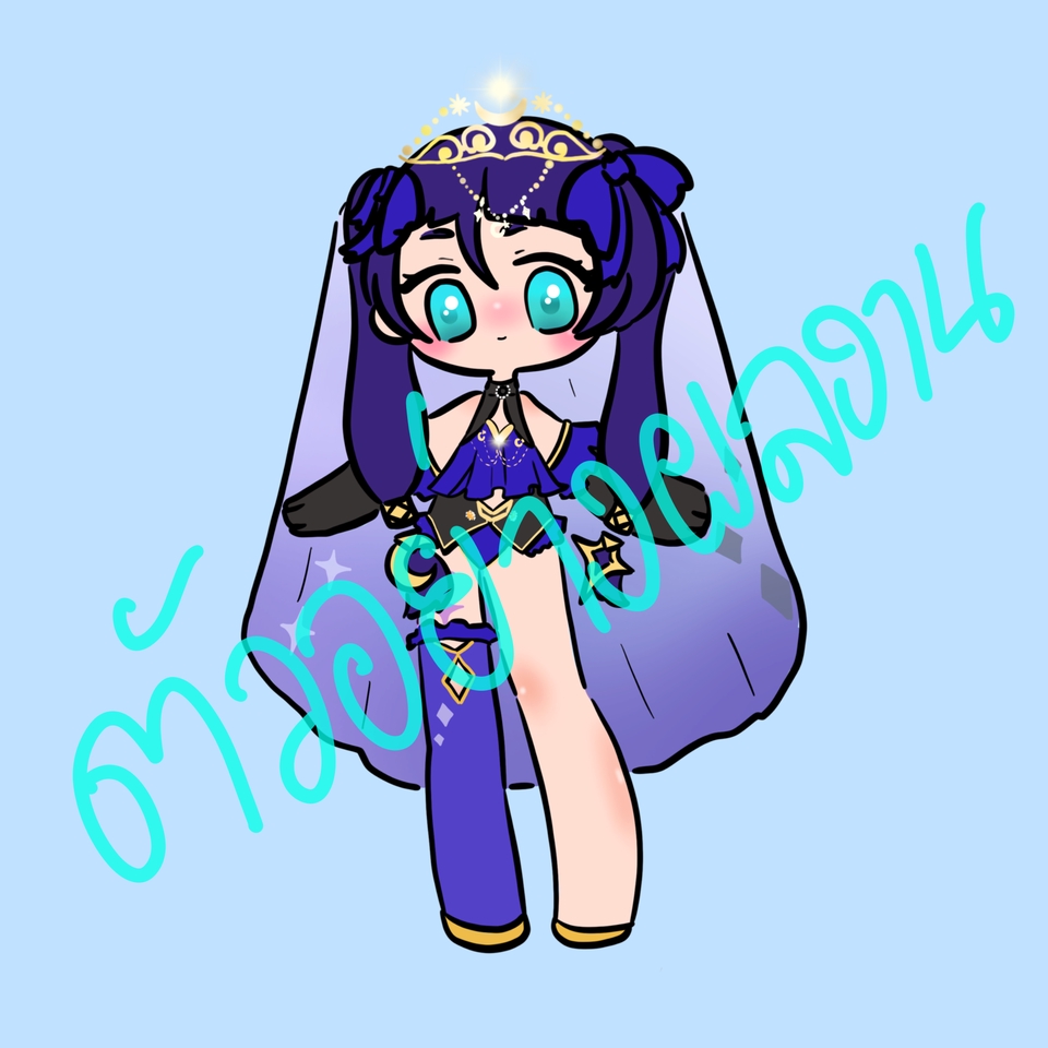 วาดภาพการ์ตูน - รับวาดภาพ Chibi style : One Gesture  - 3