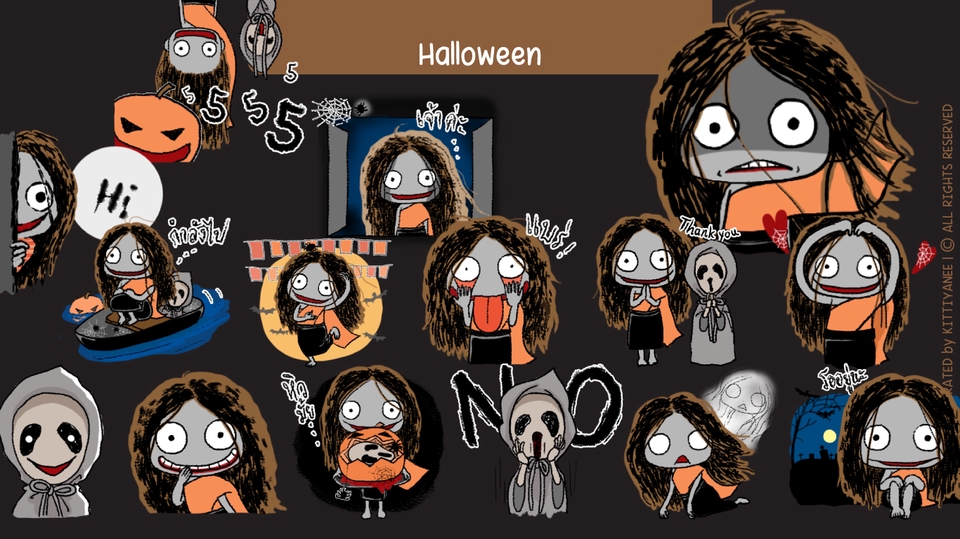 ออกแบบ LINE Sticker - Line Sticker Design ภาพนิ่ง/เคลื่อนไหว (Static/Animated) - 26