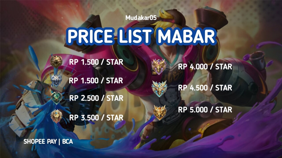 Jasa Joki Mobile Legend untuk Push Rank - Jasa joki mobile legends murah aman dan terpercaya