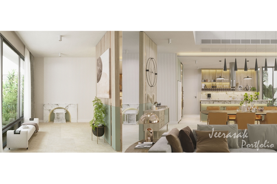 ออกแบบตกแต่งภายในบ้านสวยหรู รับสร้างบ้าน รับรีโนเวทบ้าน