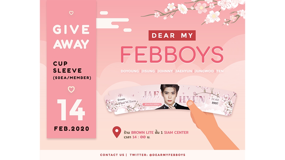 สื่อสิ่งพิมพ์และนามบัตร - รับออกแบบป้าย Poster Postcard Photocard Billboard Backdrop และ Photo booth ตามขนาด - 6
