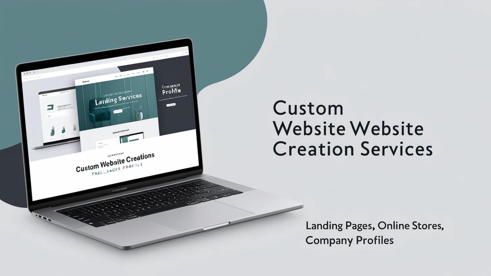 Jasa pembuatan website profesional dan custom untuk toko online, company profile, dan landing page.