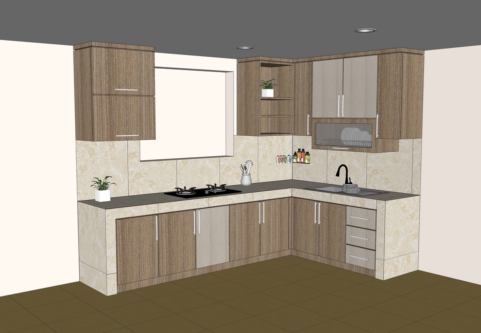 3D & Perspektif - GAMBAR 3D SKETCHUP - 10