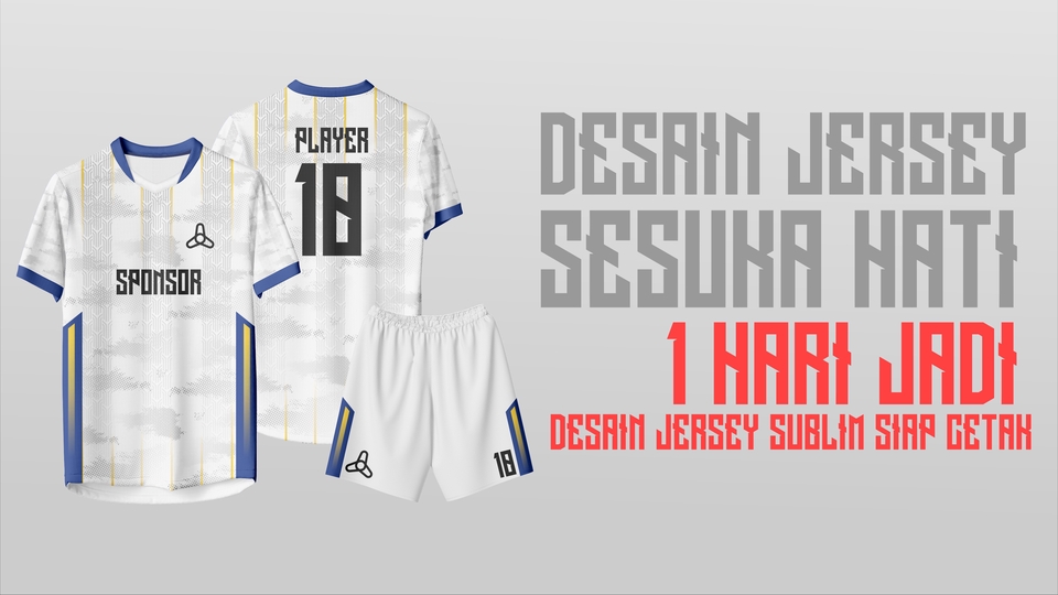 Jasa Desain Berbagai Jersey (Futsal / Bola, Basket, Sepeda, dll) - Desain Jersey Volly, Jersey Sepak Bola Dll.Desain Sesuka anda