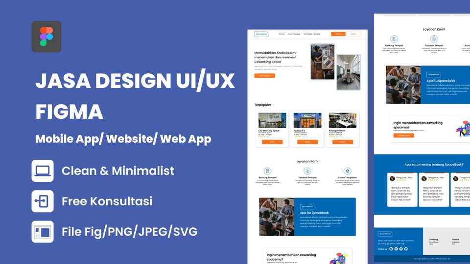 Jasa UI/UX Design Professional dengan Figma