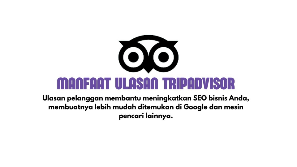 Review bintang 5 real di TripAdvisor bantu bisnis Anda tampil unggul dan menarik pelanggan!