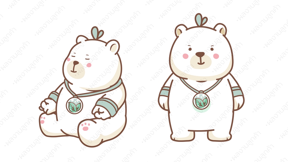 ออกแบบ Character & Mascot - ออกแบบลายเสื้อ ออกแบบตัวการ์ตูน ออกแบบคาแรคเตอร์ตามต้องการ วาดสัตว์เลี้ยงเป็นการ์ตูน ได้รับไฟลVector - 27