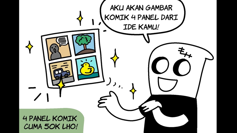 Gambar dan Ilustrasi - Gambar Komik 4 Panel dari Ide Kamu - 1