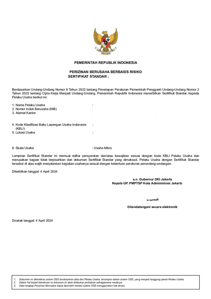 Hukum - Jasa Pembuatan NIB Perorangan/UMK - 3