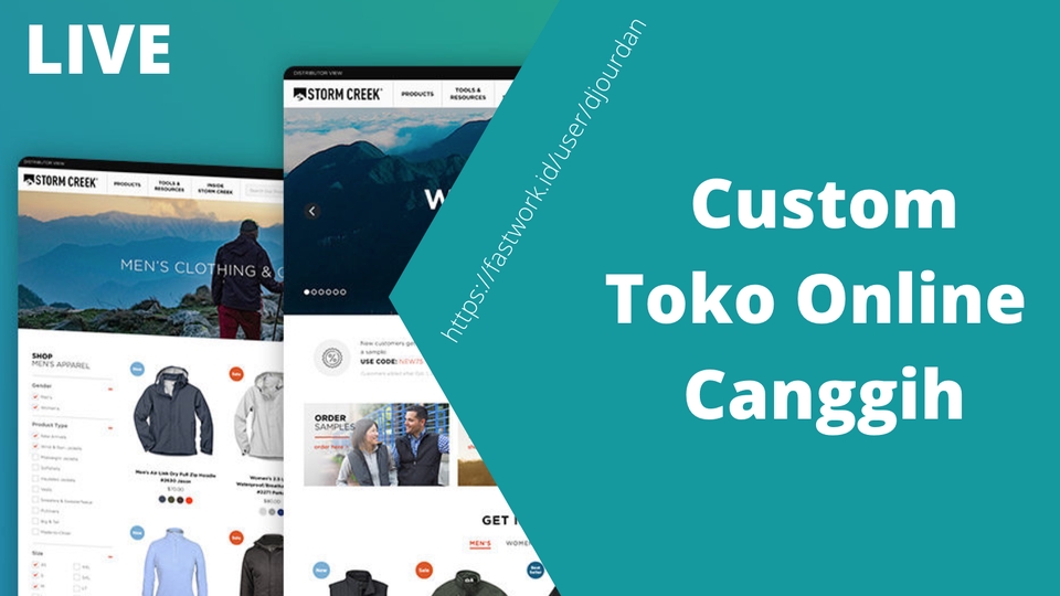 Web Development - Ecommerce Toko Online Custom, Company Profile, Lengkap deh - 1