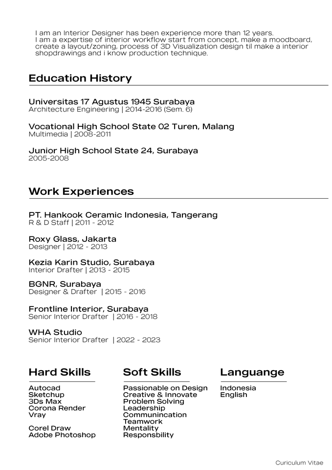 Portfolio & Resume - Jasa Pembuatan Portfolio & Resume - 3
