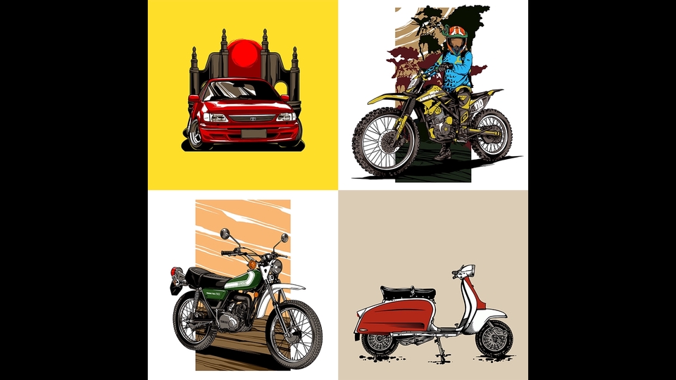 Gambar dan Ilustrasi - DESAIN ILUSTRASI MOTOR DAN MOBIL - 2