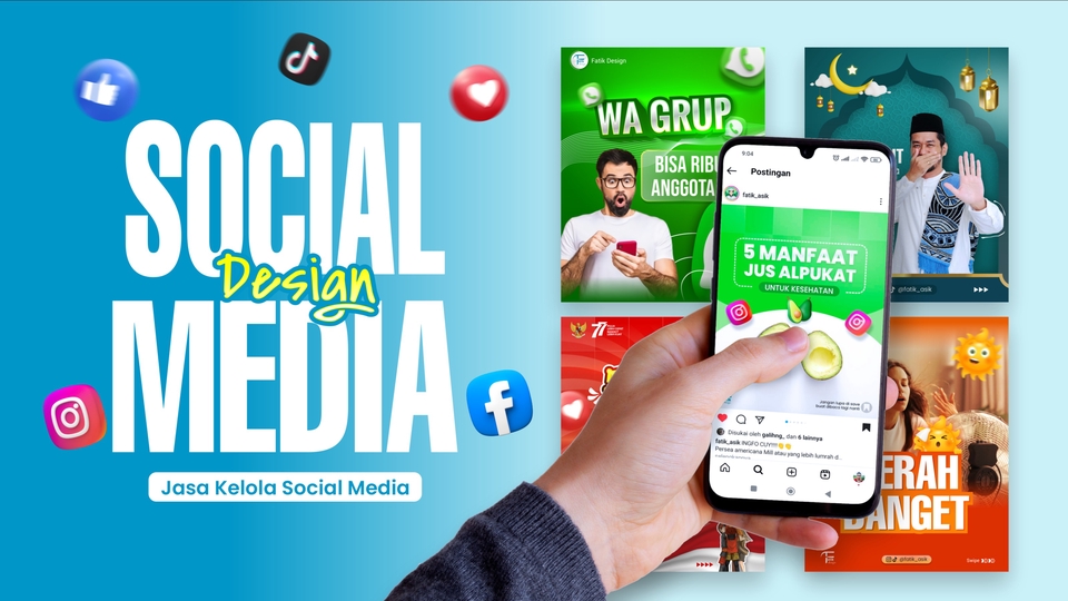 Jasa desain banner Instagram, desain banner online untuk promosi bisnis di Instagram, desain banner keren untuk website, membuat banner instagram online.