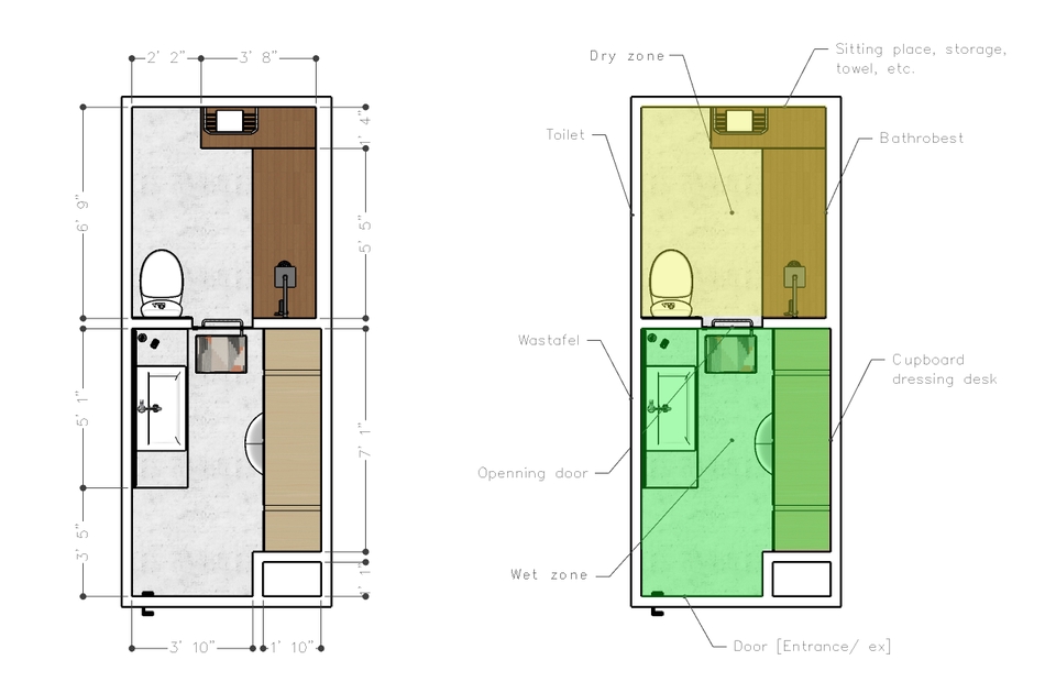 3D & Perspektif - Interior Design Project | Foto Ruangan + Ukuran + Deskripsi Material | Retouching - 7