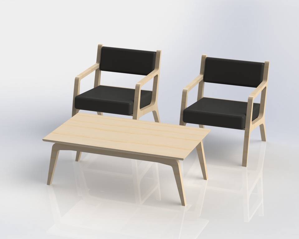 Desain Furniture - Design 3D / 2D product furniture untuk visualisasi produk ataupun gambar kerja - 2