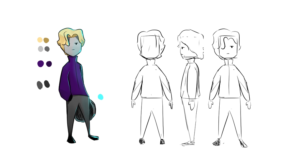 Jasa desain karakter kartun, desain karakter untuk game, desain karakter vtuber.