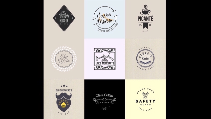 Logo - Vintage Style ฟรีแบบ  - 1