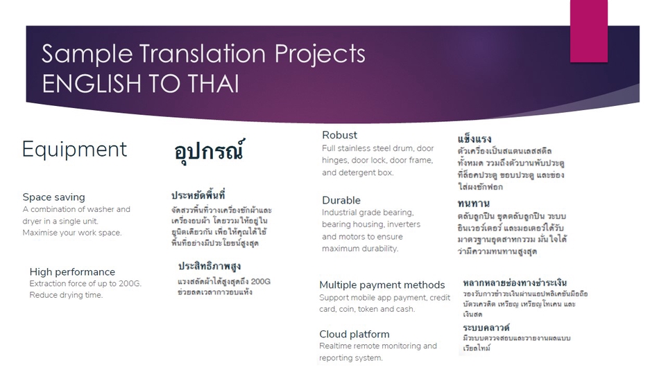 แปลภาษา - รับแปลเอกสาร ไทย-อังกฤษ-ไทย - 3