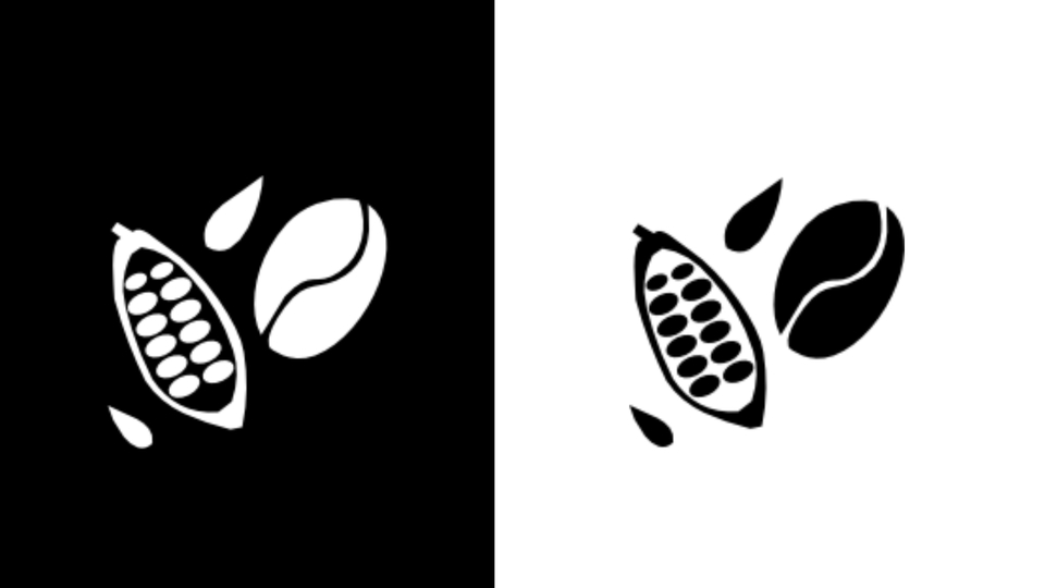 Logo desain kacang dan kakao, buat logo online, jasa desain logo makanan, desain logo online