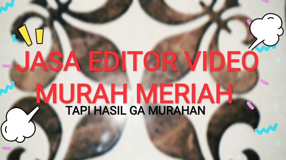 Video Editing - Editing video murah meriah  - 1