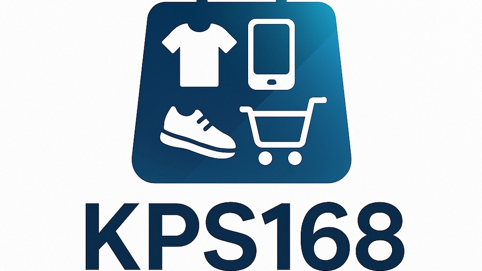 รับออกแบบโลโก้ KPS168 ออกแบบโลโก้ร้านค้า โลโก้เรียบหรู บริการออกแบบโลโก้มืออาชีพ